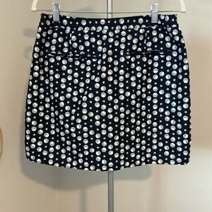 LisGolf Golf‎ Skort Navy White Sz 6 Stretch Natural Essence Skirt Liz Claiborne